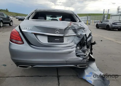 2015 Mercedes-Benz C 300 4Matic from USA, damaged, VIN 55SWF4KB6FU013567